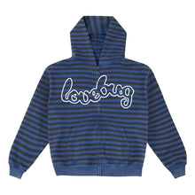 LOVEBUG STRIPED HOODIE (BLUE)