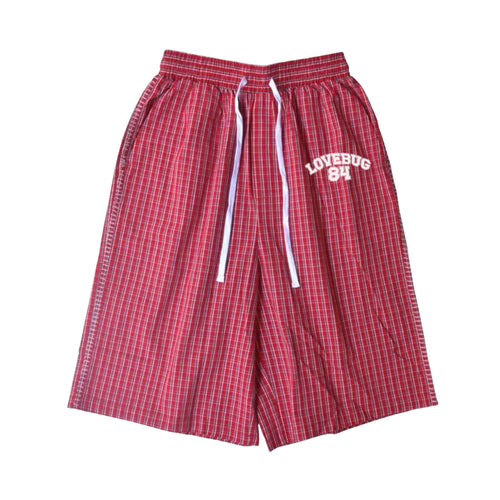 LOVEBUG DOWNTIME SHORTS (RED)