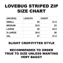 LOVEBUG STRIPED HOODIE (BLUE)